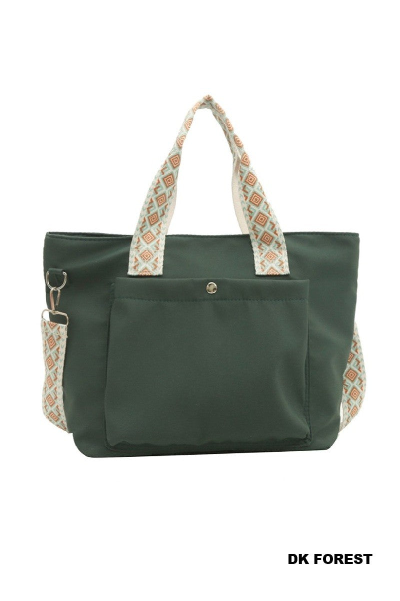 Retro Guitar Strap Tote Bag