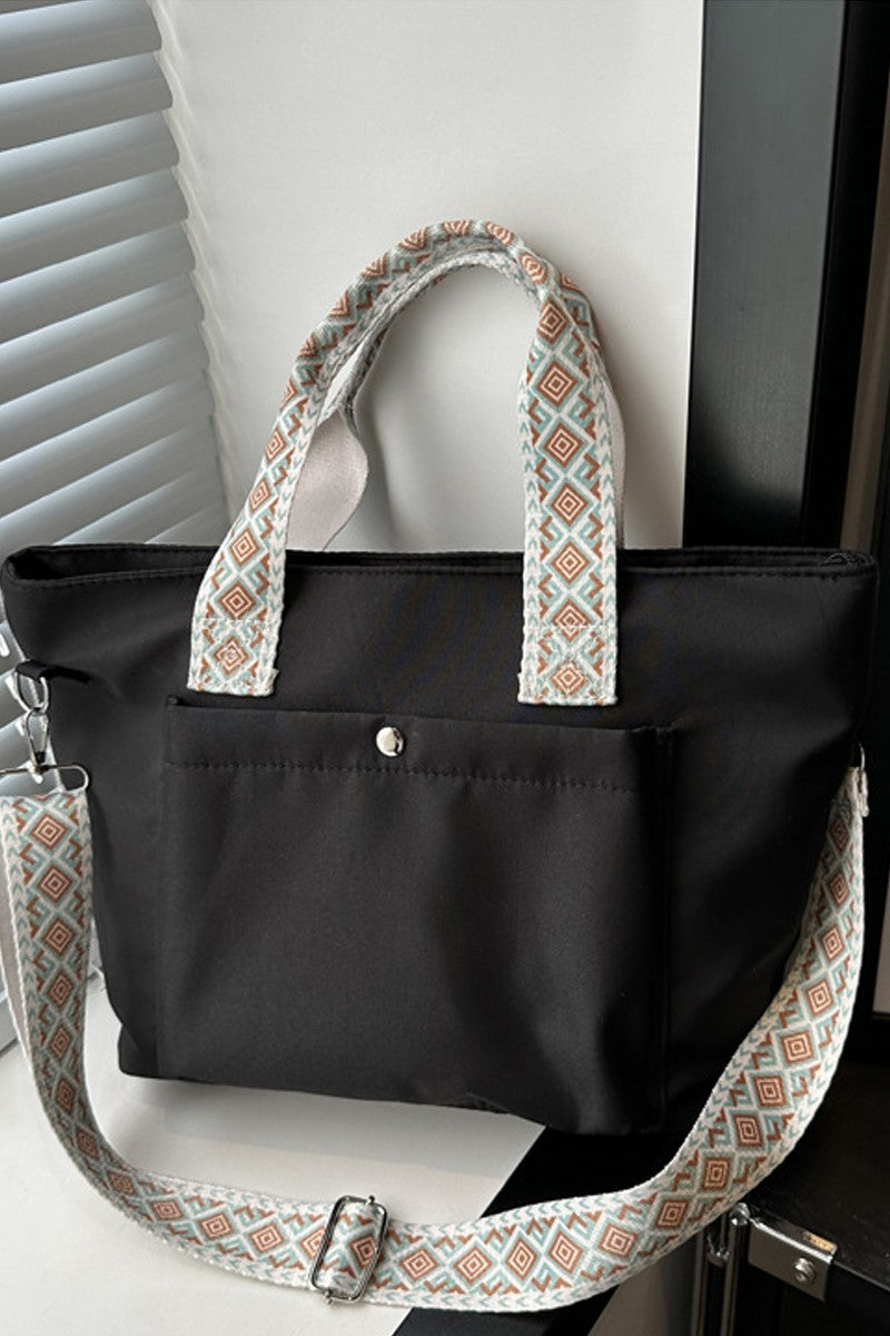 Retro Guitar Strap Tote Bag
