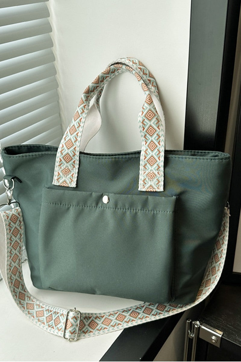 Retro Guitar Strap Tote Bag