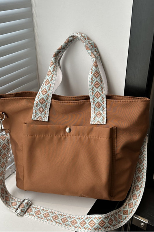 Retro Guitar Strap Tote Bag