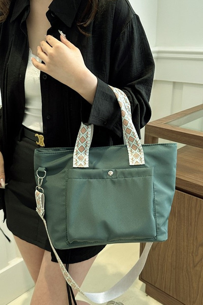 Retro Guitar Strap Tote Bag