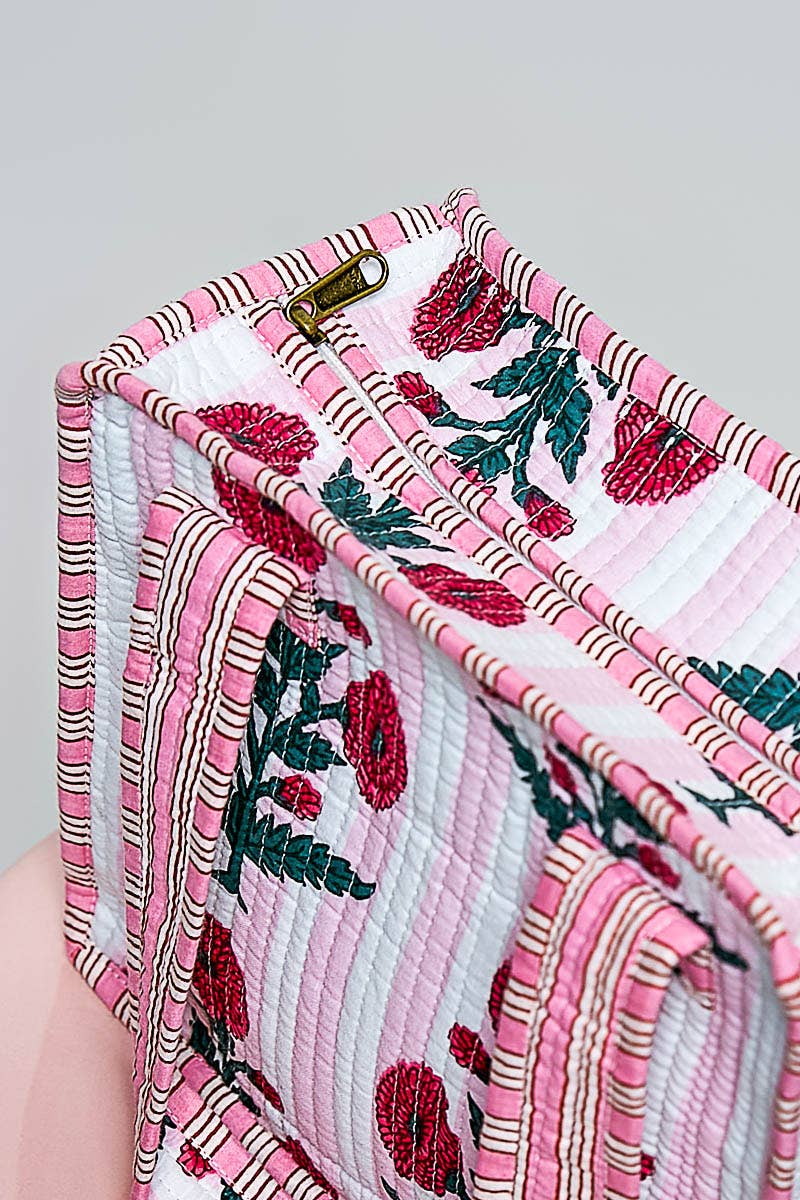 Essentials Mini Quilted Fabric Cube Bag