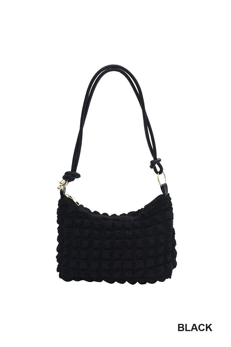 Cloud Puffy Pleated Crossbody Shoulder Bag