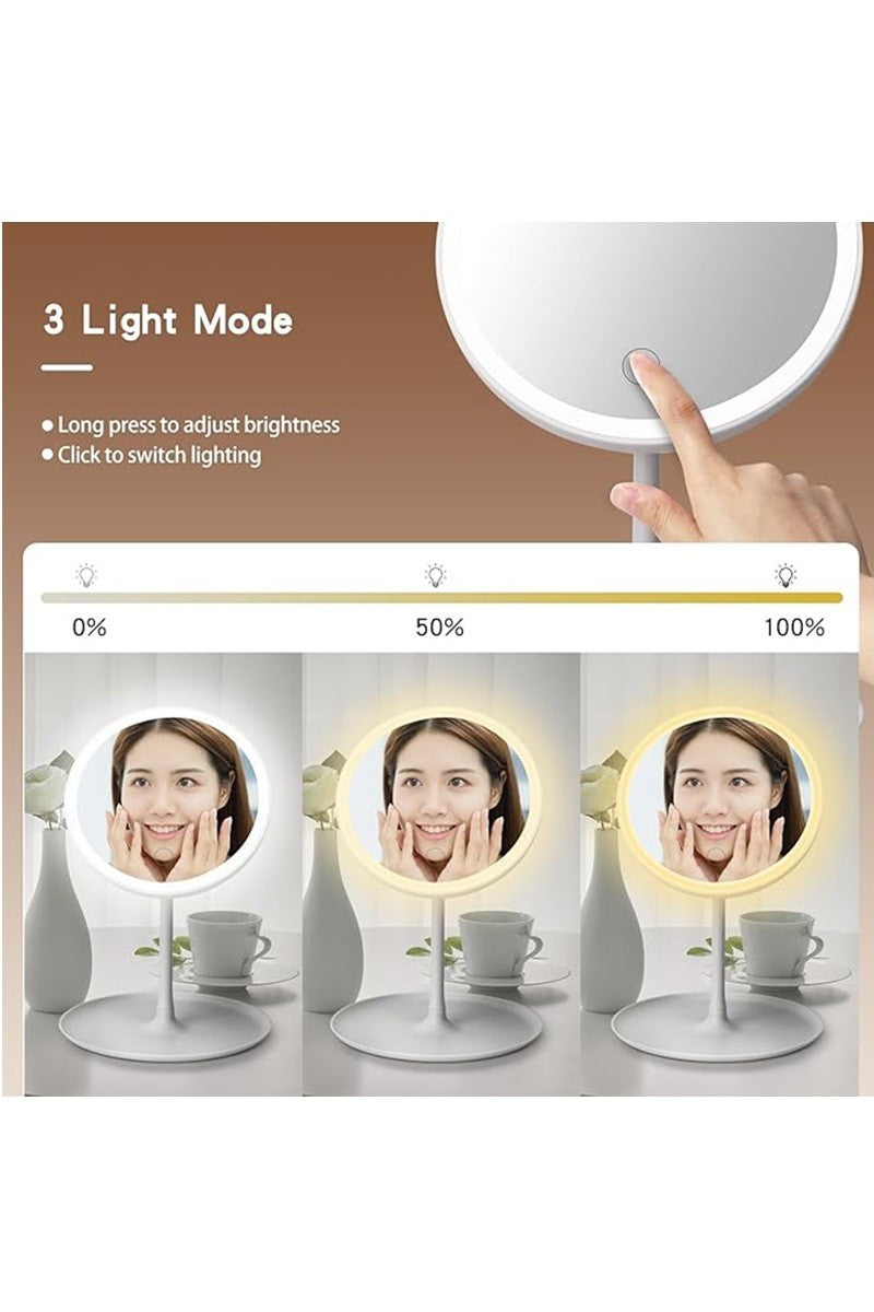 Magnifying LED Makeup Vanity Mirror