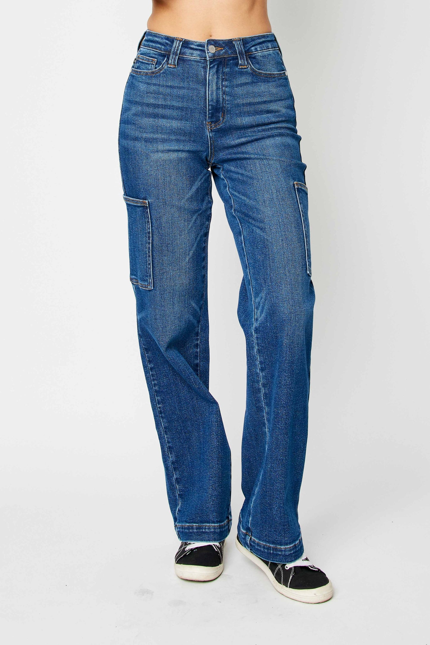 Judy Blue High Waisted Cargo Wide