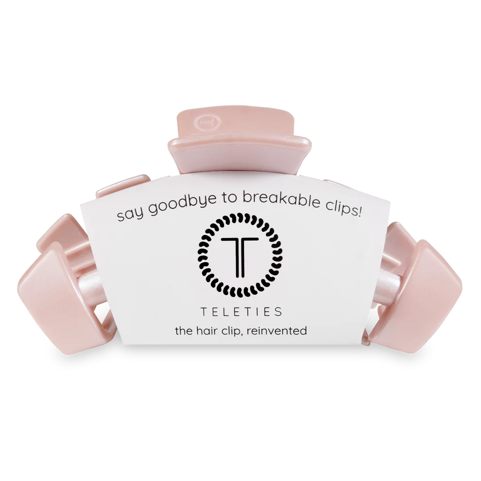 Classic Pearly Pink Claw Hair Clip
