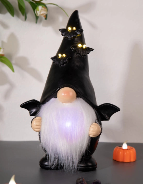 Halloween Bat Gnome with LED Light