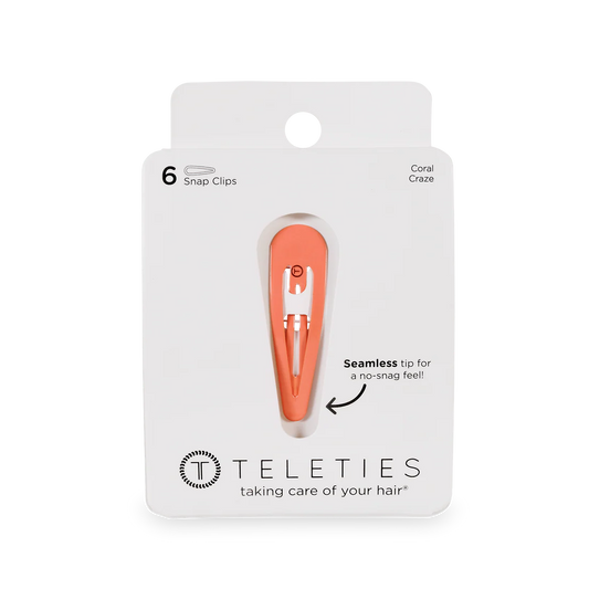 Coral Craze Snap Clips (6Ct)