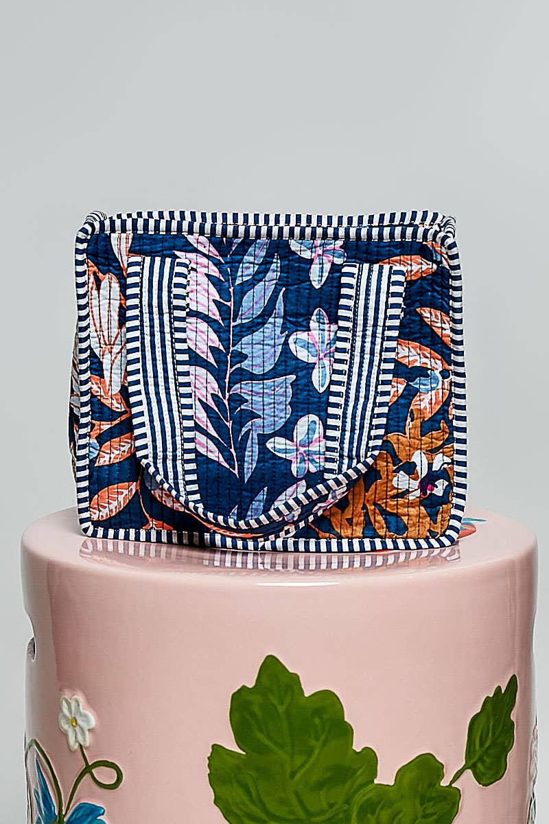 Essentials Mini Quilted Fabric Cube Bag