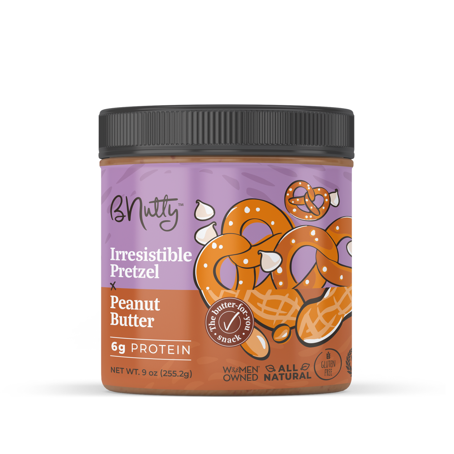 Irresistible Pretzel BNutty Peanut Butter- 9oz