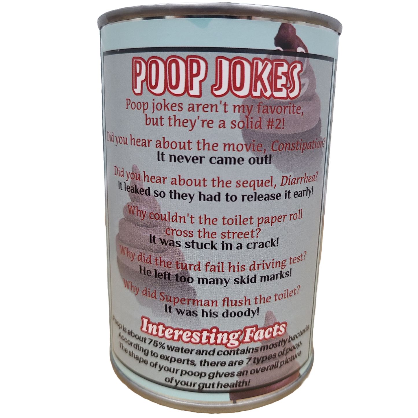 Canned Poop - Funny Gag Gift Dirty Santa White Elephant