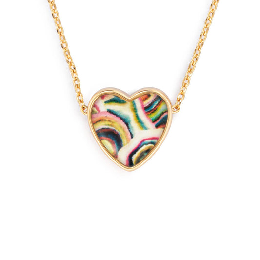 Art Heart Necklace - Forever Friends