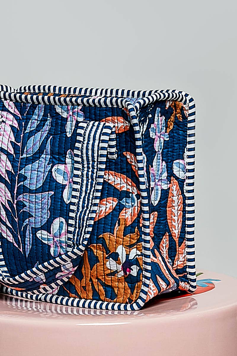 Essentials Mini Quilted Fabric Cube Bag
