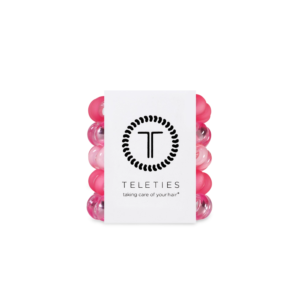 Spiral Coil Hair Ties | Tiny |  Pretty in Pink