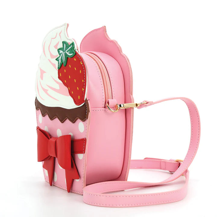 Strawberry Cupcake Body Bag