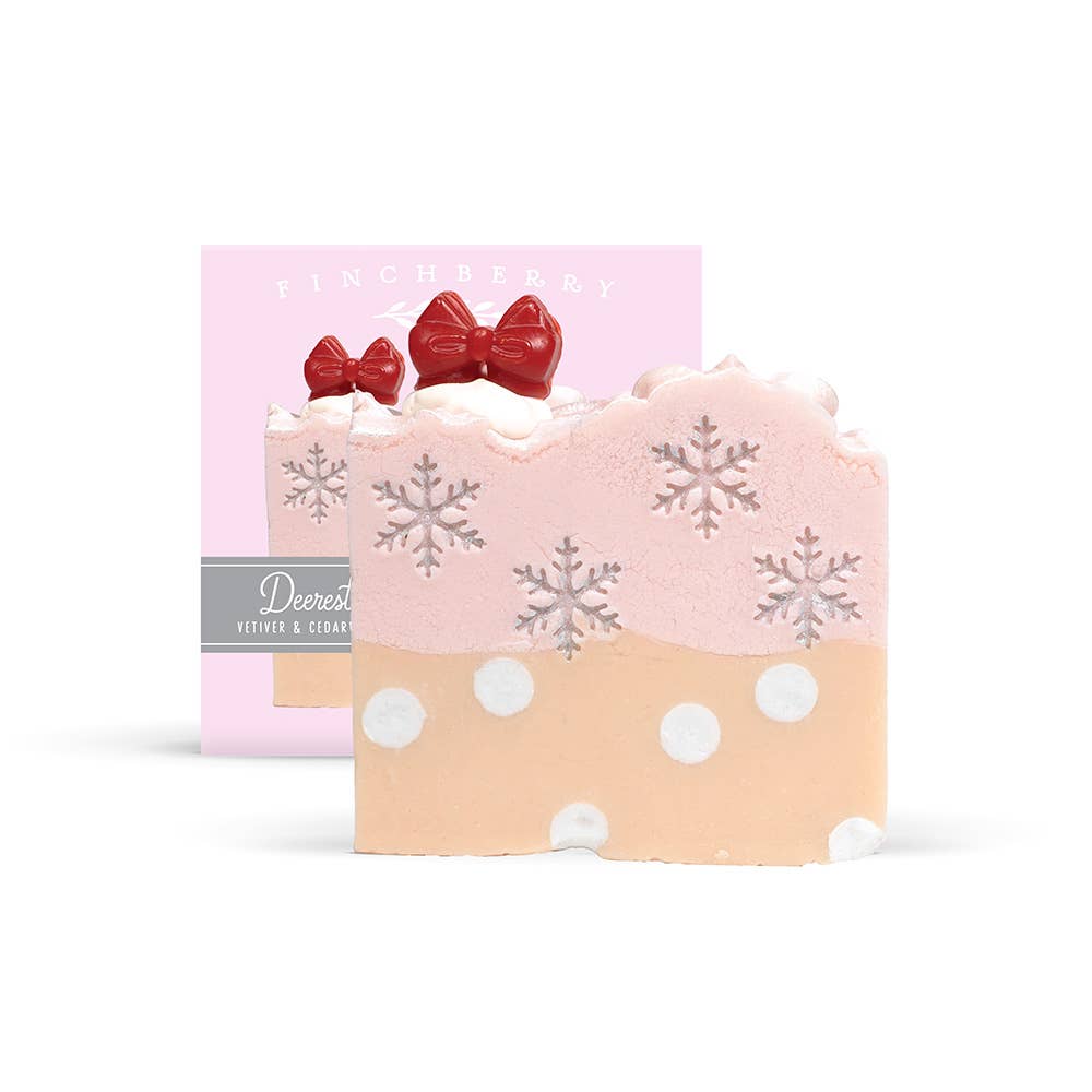 Finchberry Holiday Deerest Stocking Stuffer Vegan Boxed Soap