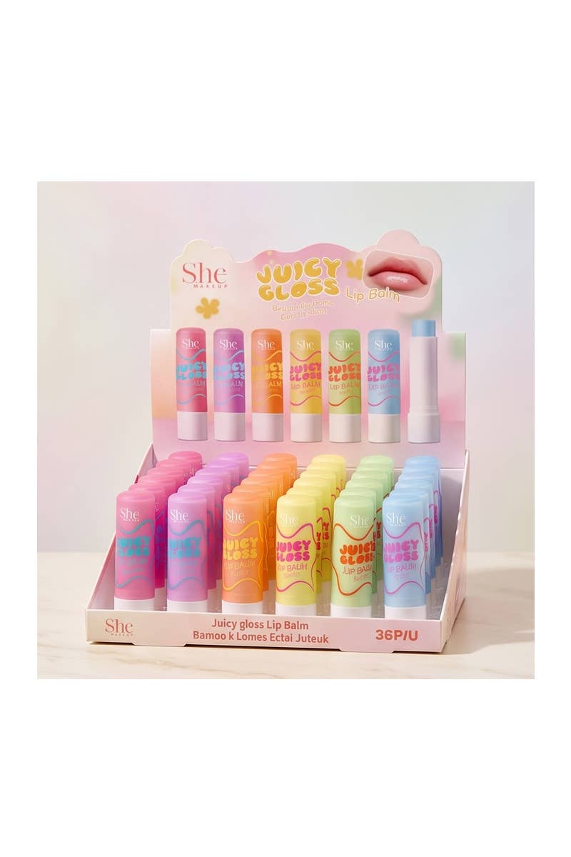 Juicy Fruits Gloss Lip Balm - Options Available