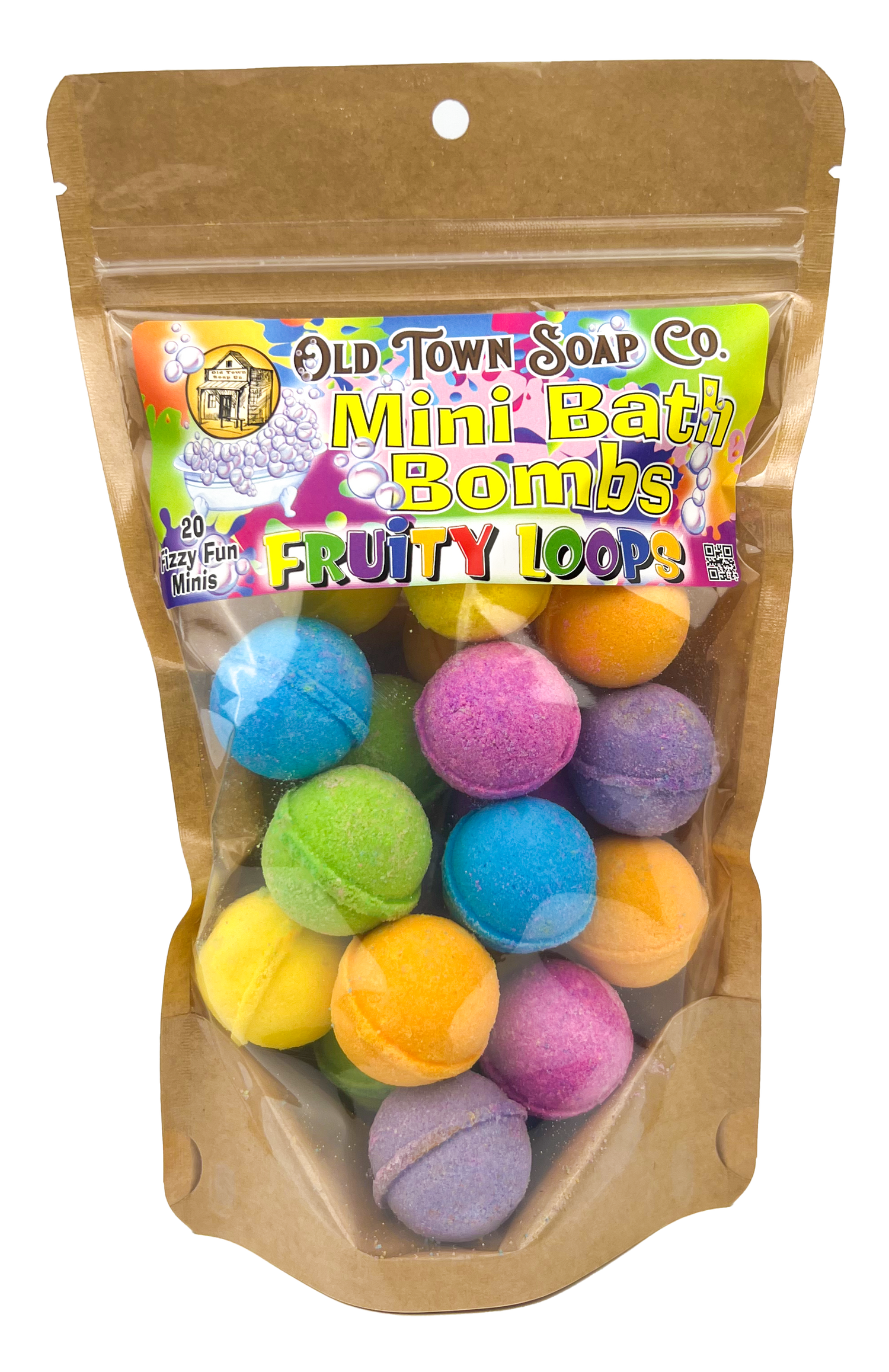 Mini Bath Bombs -8 Scents that Kids of all ages LOVE