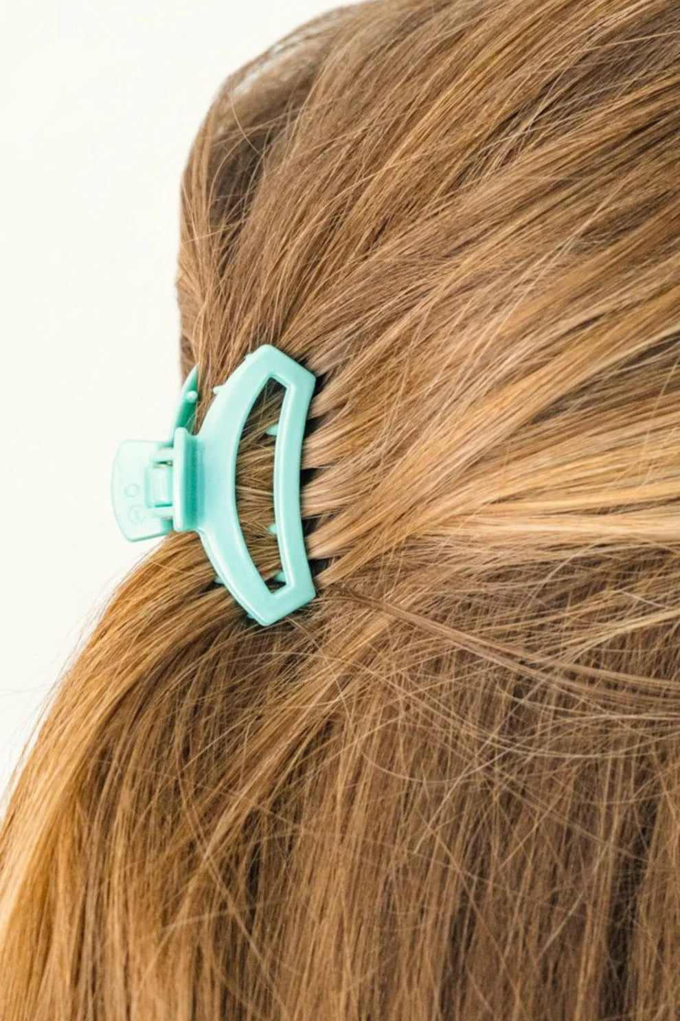 Open Totally Turquoise Claw Hair Clip