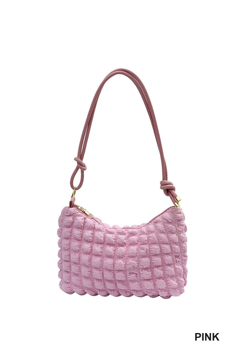 Cloud Puffy Pleated Crossbody Shoulder Bag