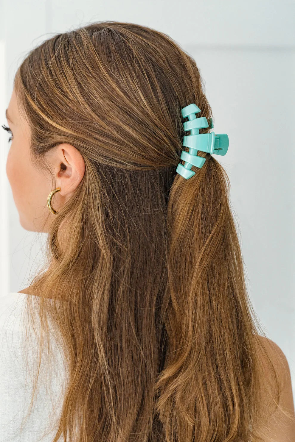 Classic Totally Turquoise Claw Hair Clip