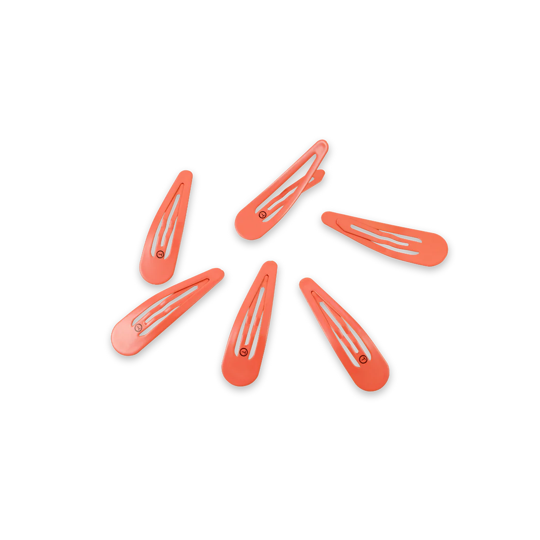 Coral Craze Snap Clips (6Ct)