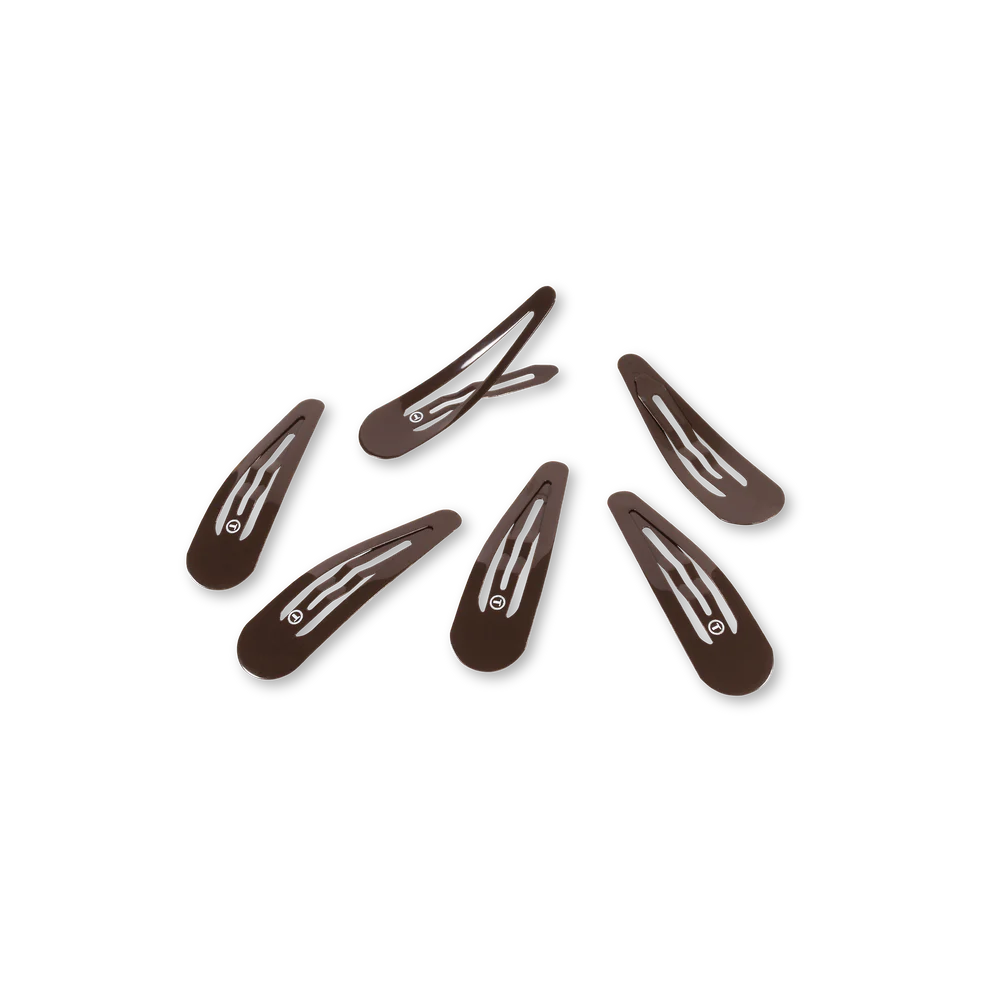 Brown Snap Clips