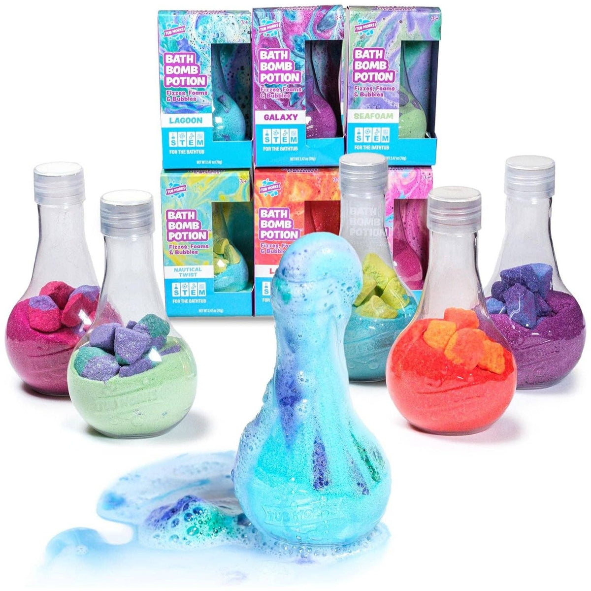 Tub Works® Kids Bath Bomb Potion™ - Options Available