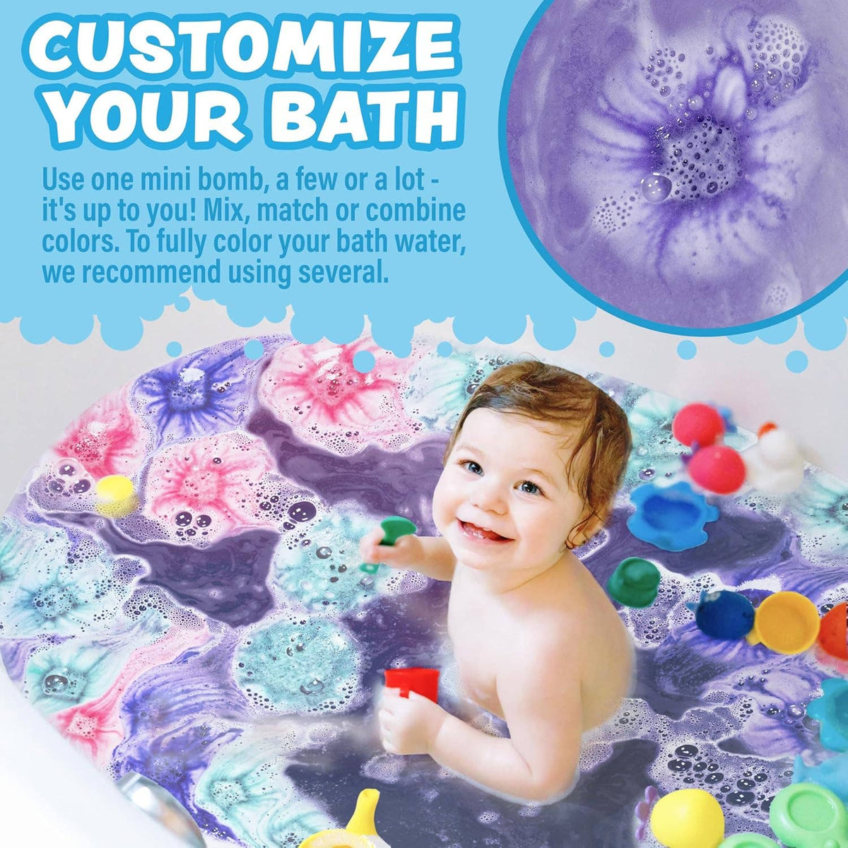 Tub Works® Lil' Bursts™ Mini Bath Bombs for Kids | Cosmic