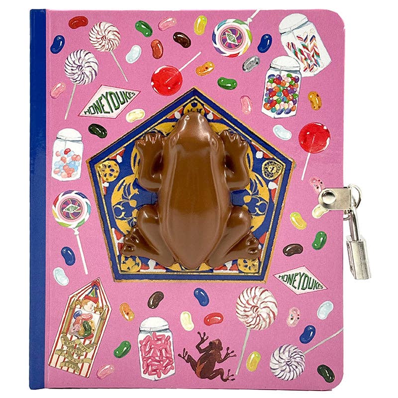 Harry Potter: Chocolate Frog Squishy Lock & Key Diary (NEW)