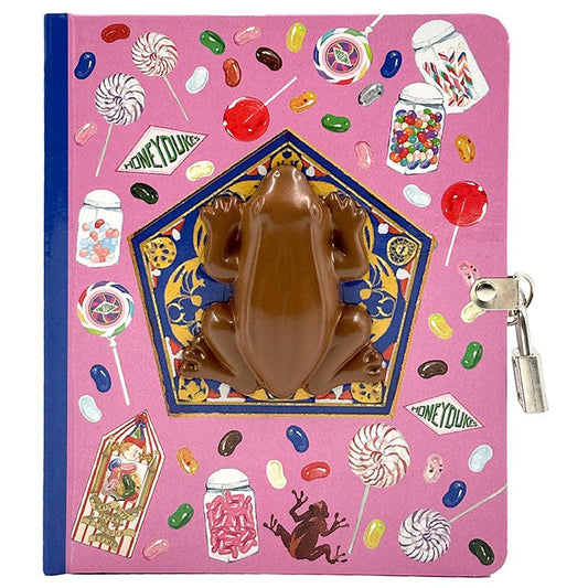 Harry Potter: Chocolate Frog Squishy Lock & Key Diary (NEW)