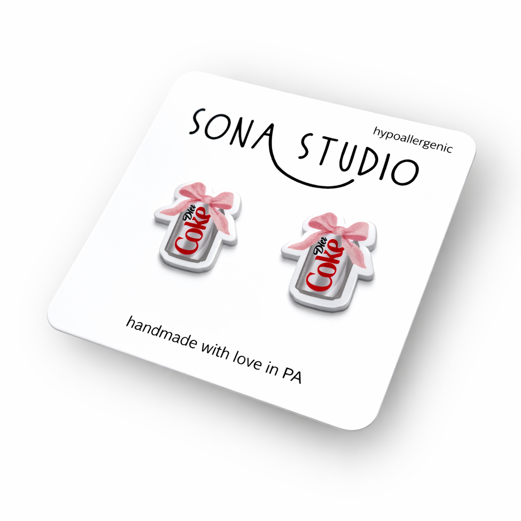 Diet Soda Earrings
