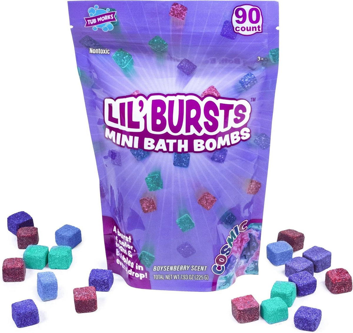 Tub Works® Lil' Bursts™ Mini Bath Bombs for Kids | Cosmic