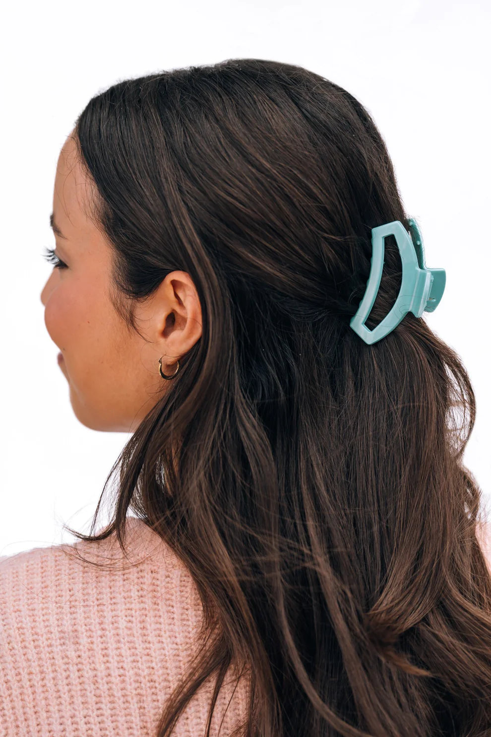 Open Totally Turquoise Claw Hair Clip