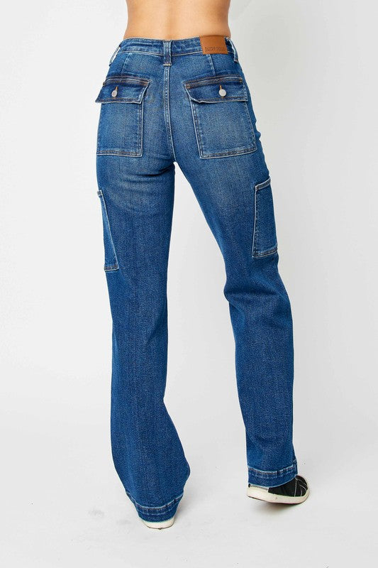 Judy Blue High Waisted Cargo Wide