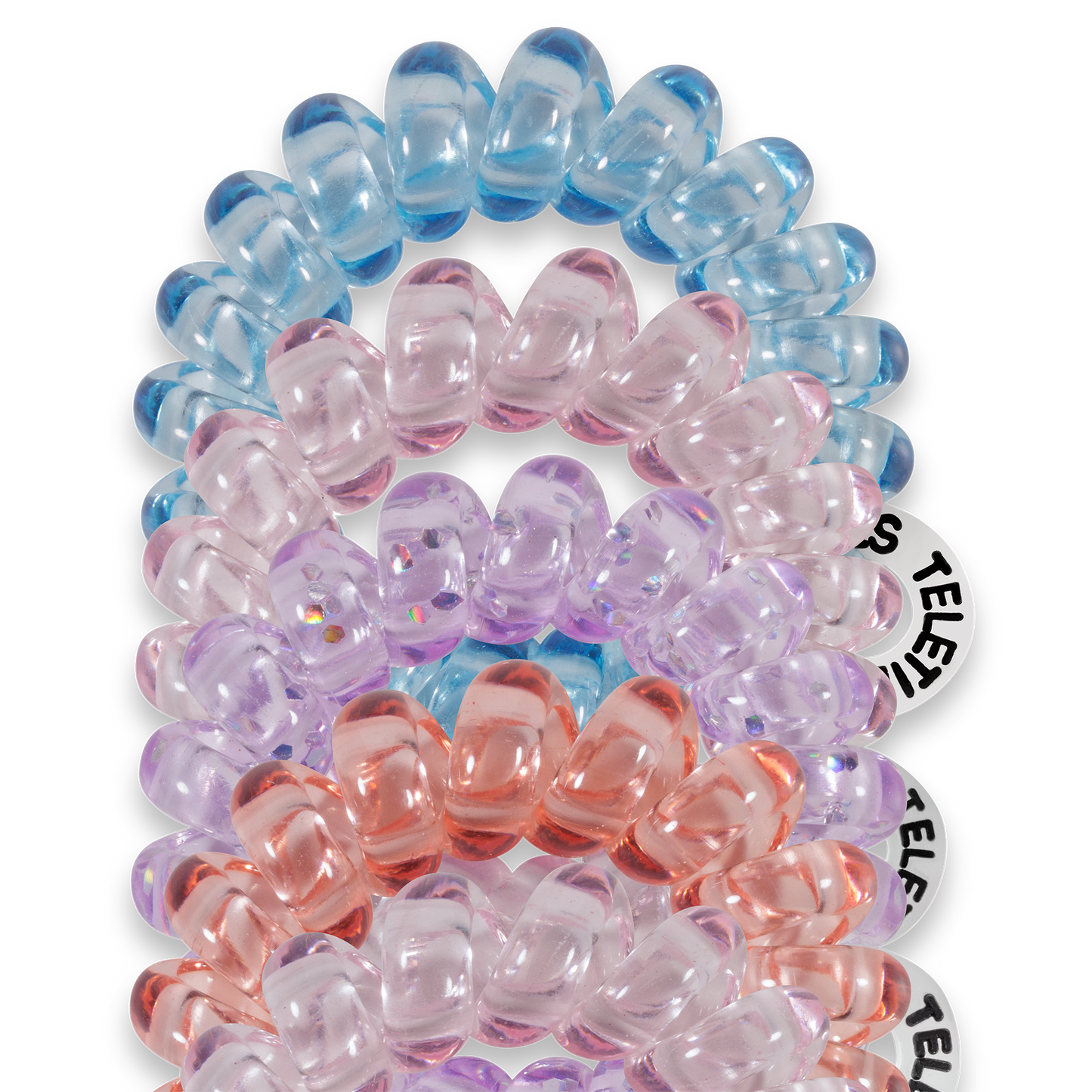 Spiral Hair Coils | Tiny | Sea Glass