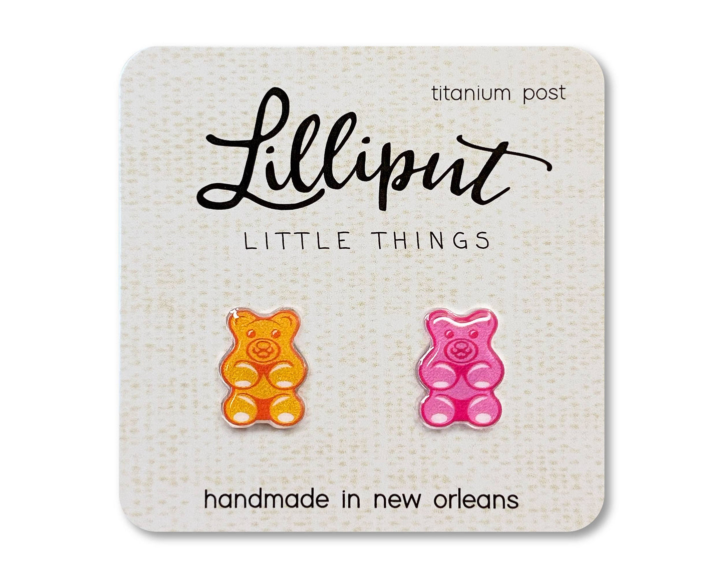 Lilliput Gummy Bear Earrings