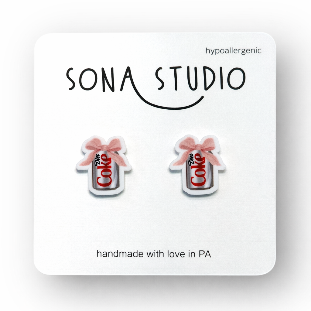 Diet Soda Earrings