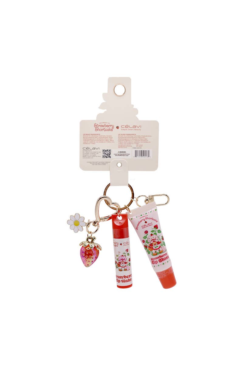 Strawberry Shortcake Gloss Balm Duo w/ Charms