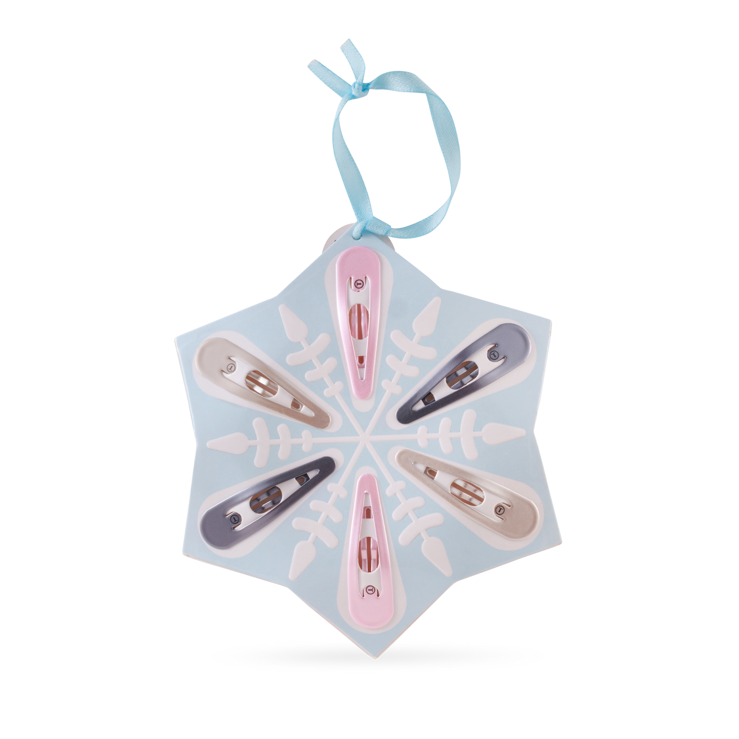 Snowflake Snap Clip Ornament Gift Set (6ct)