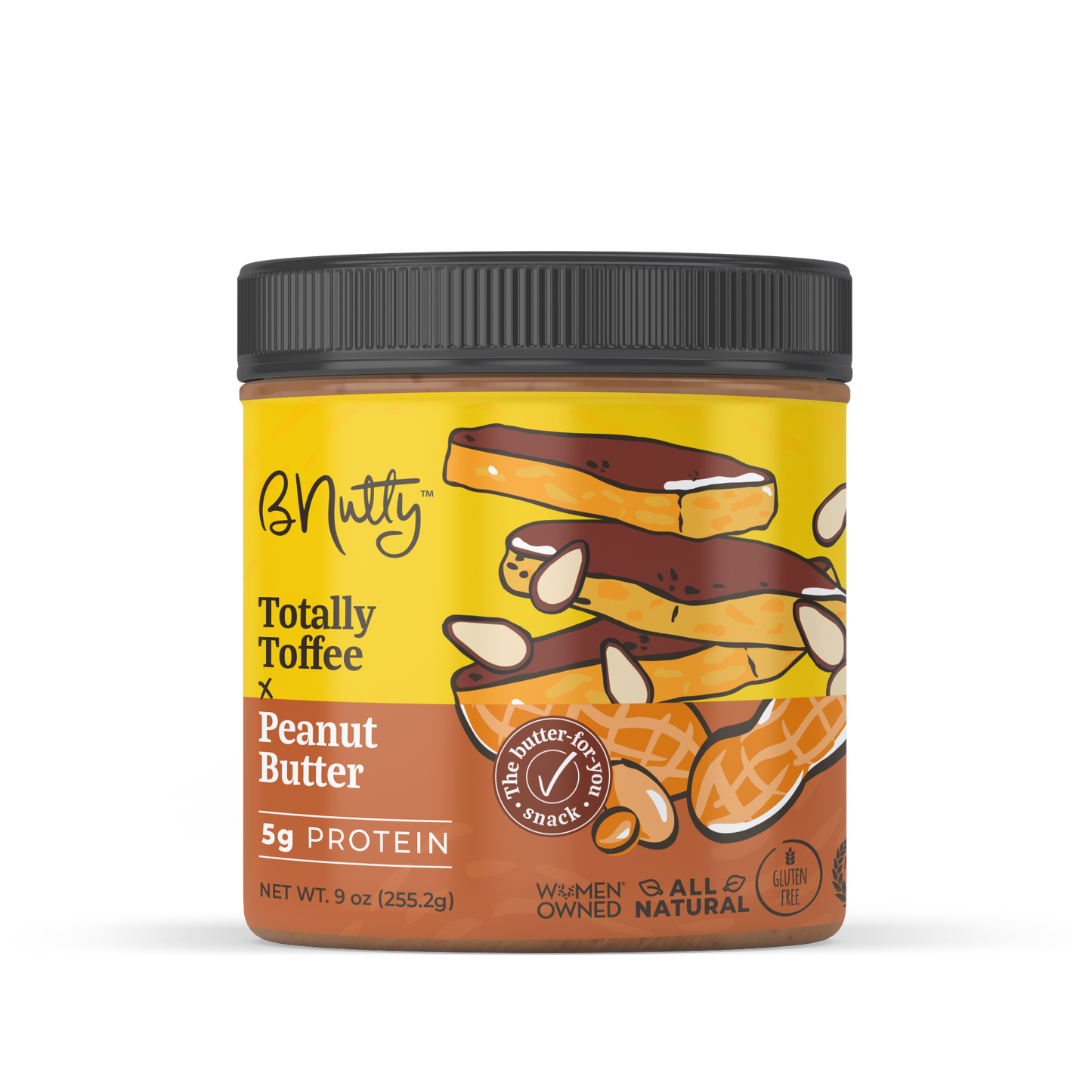 Totally Toffee BNutty Peanut Butter- 9oz
