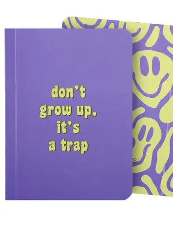 Don't Grow Up It's A Trap Mini Notebook