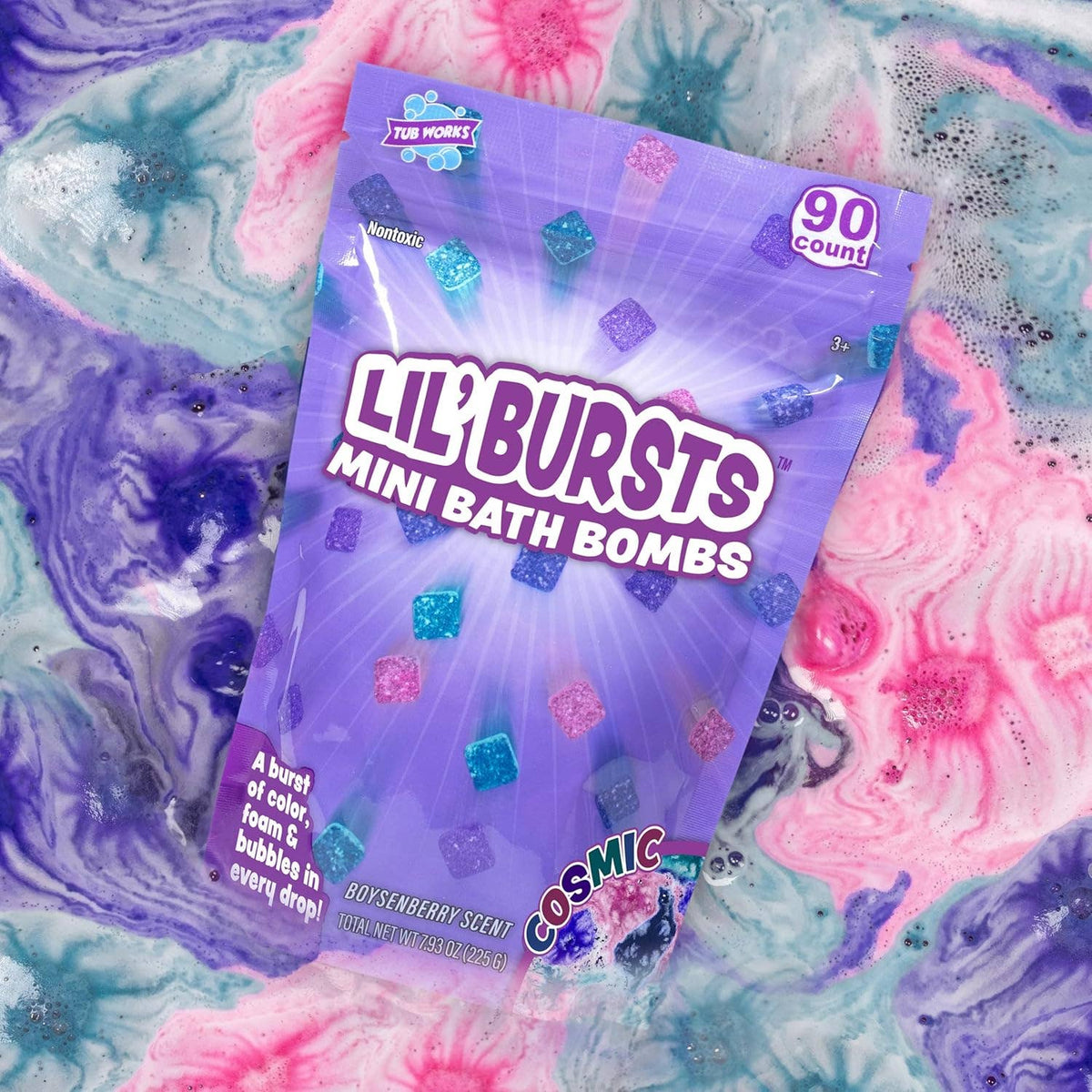 Tub Works® Lil' Bursts™ Mini Bath Bombs for Kids | Cosmic