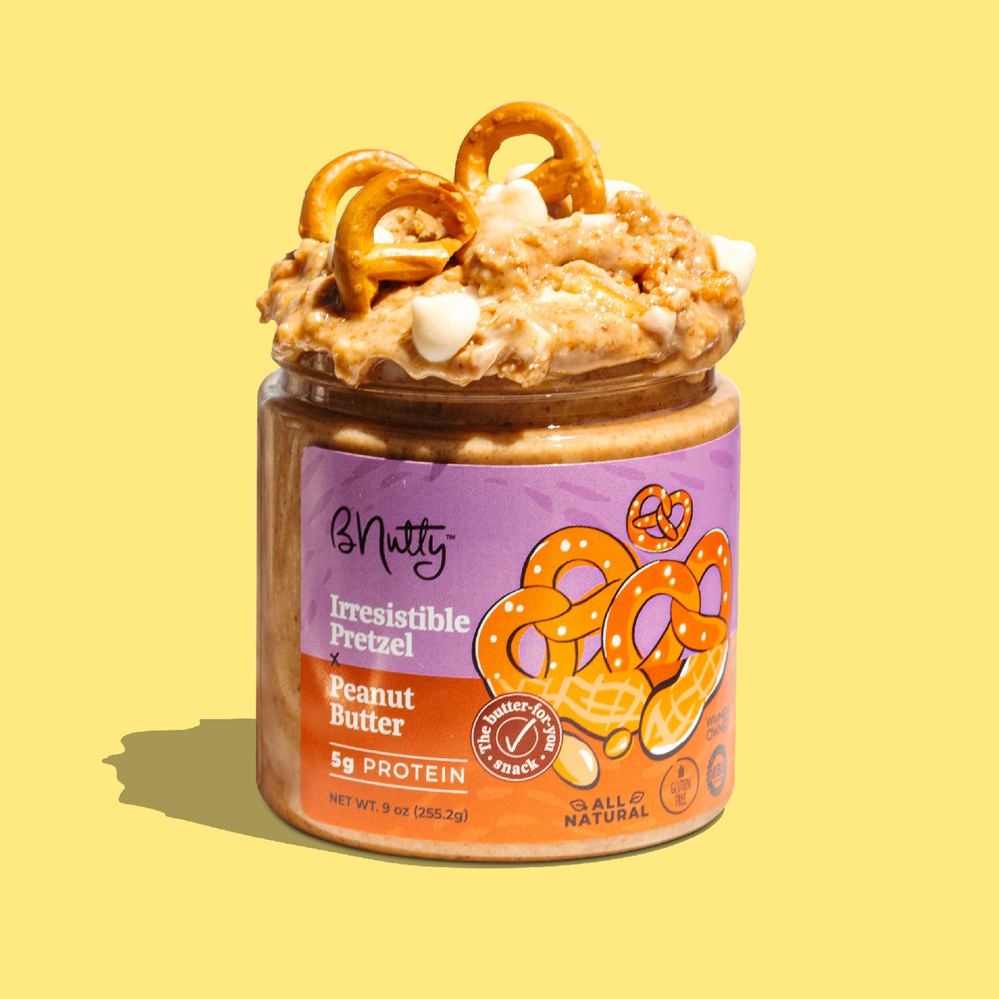 Irresistible Pretzel BNutty Peanut Butter- 9oz