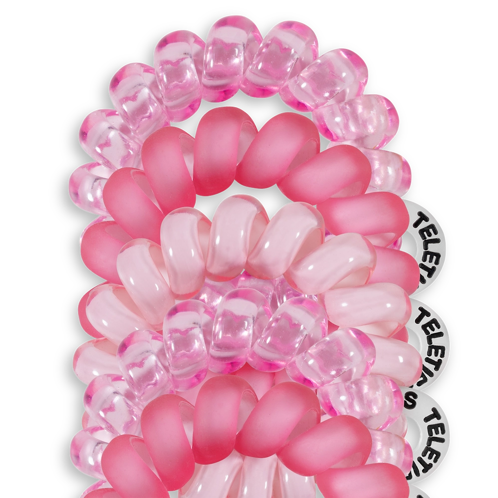 Spiral Coil Hair Ties | Tiny |  Pretty in Pink