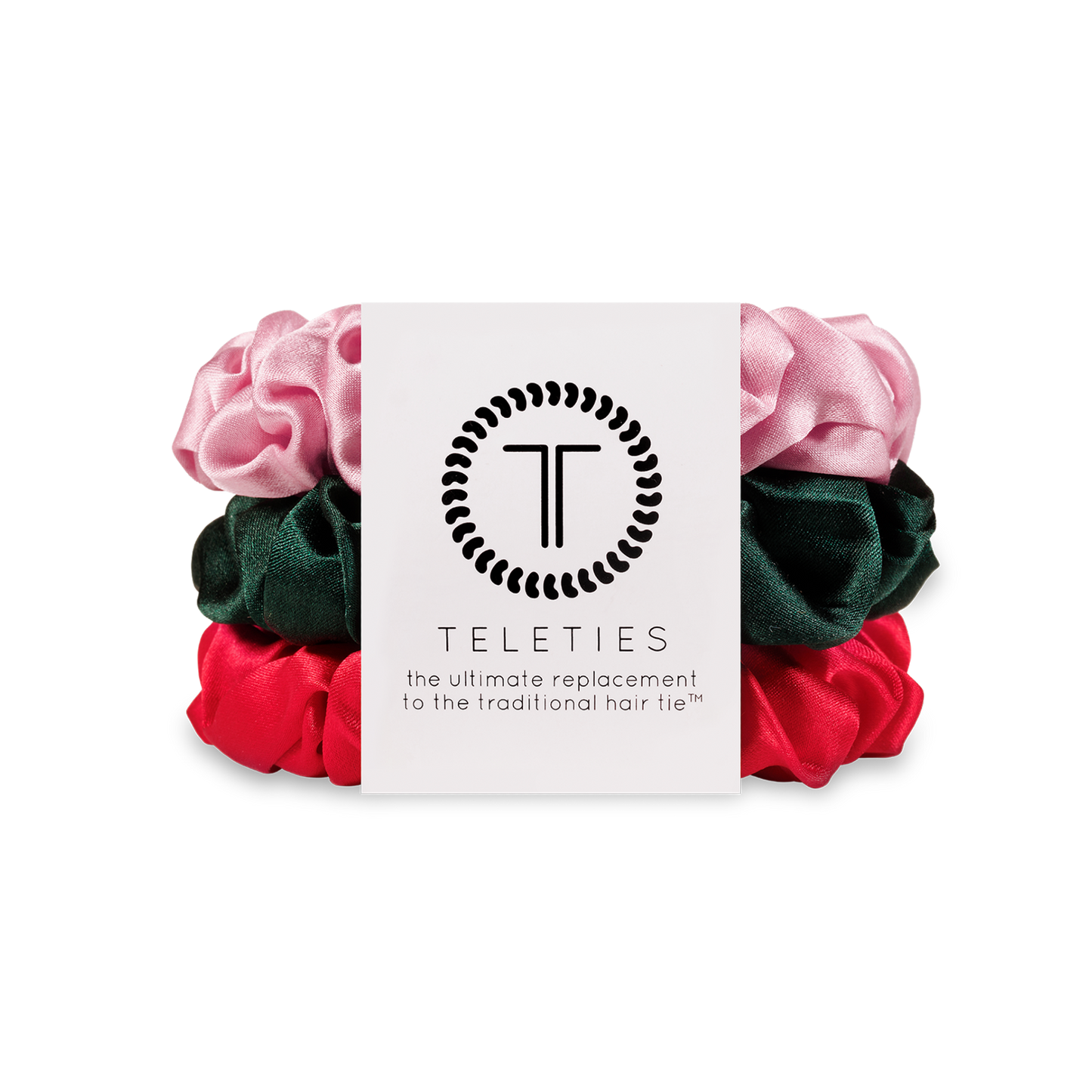 Silk Hair Scrunchie | Large | Poinsettia