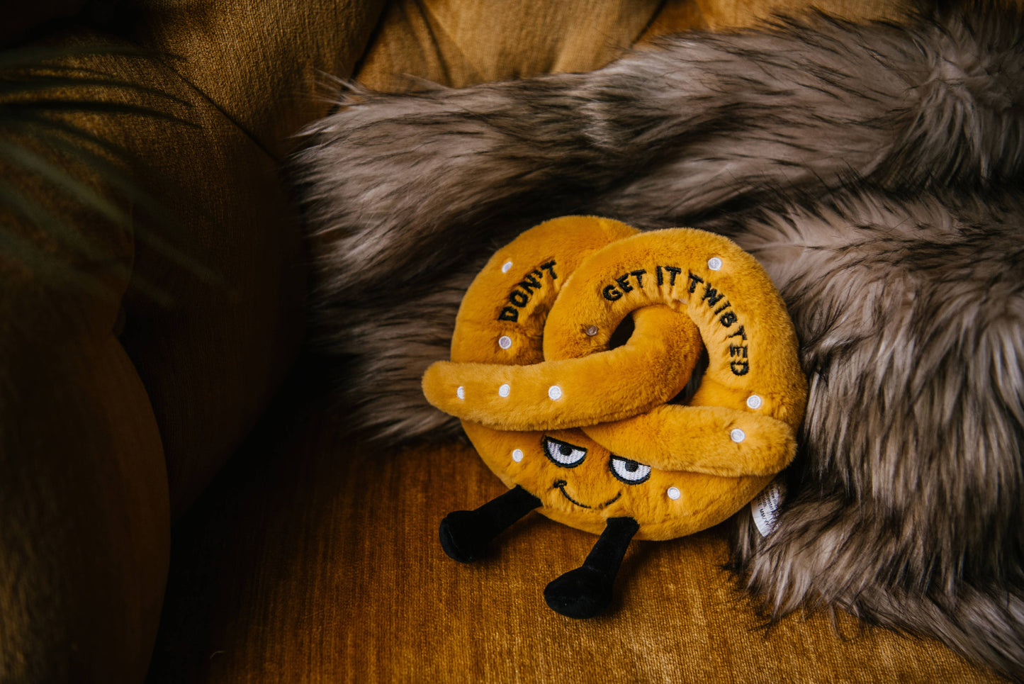 Pretzel Don't Get It Twisted Plush