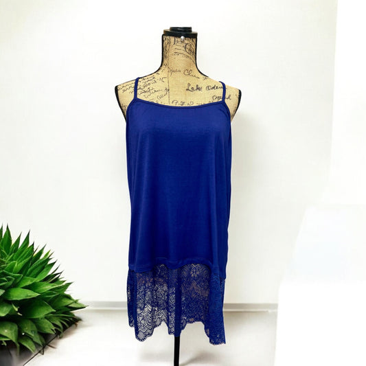 Extender Tank with Lace Trim