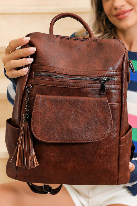 Dark Brown Backpack