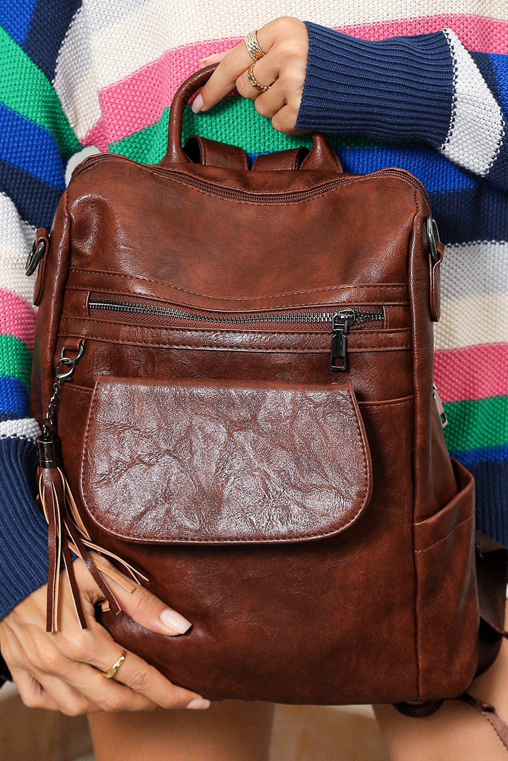 Dark Brown Backpack